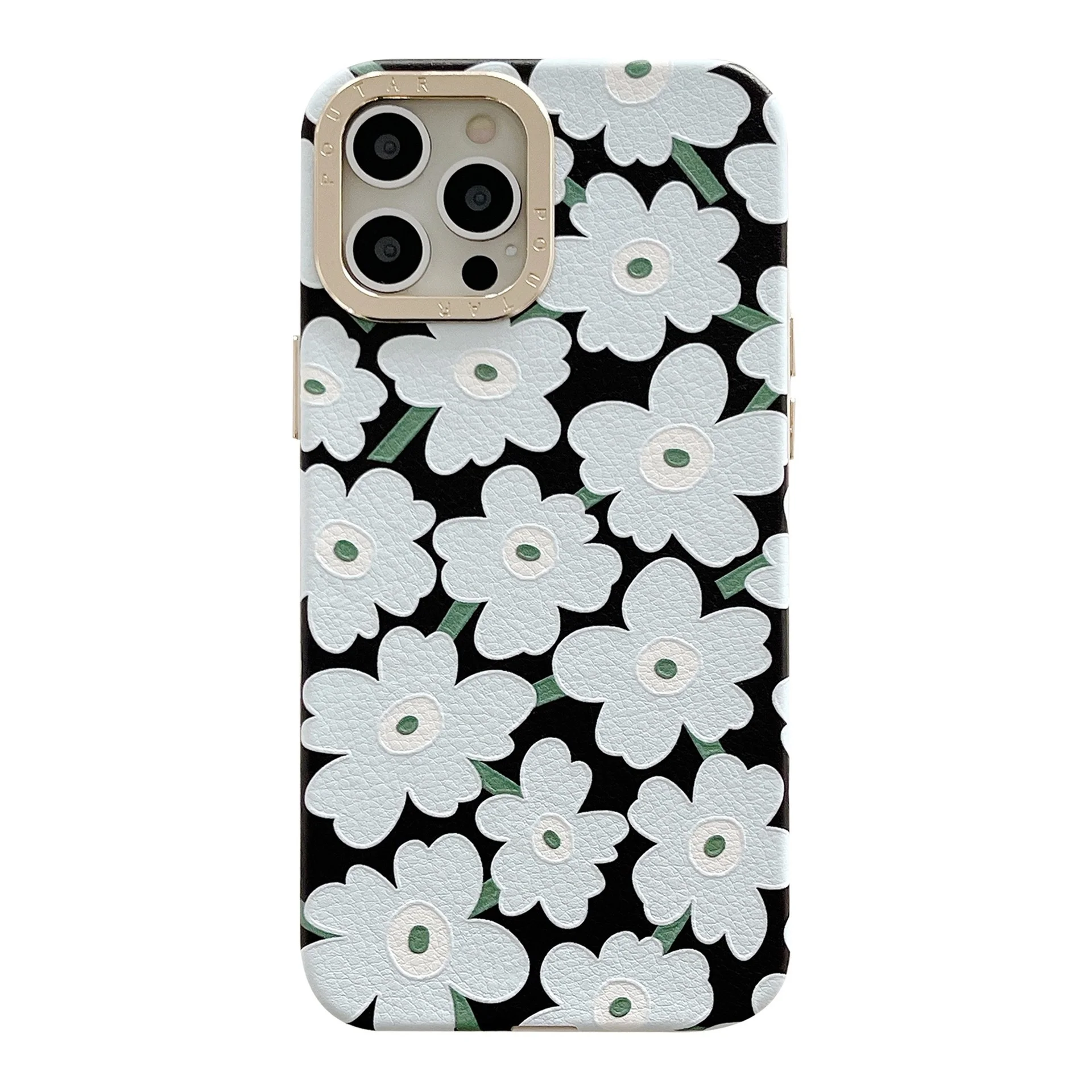 

Lamb skin full screen fresh flowers for iphone13 promax mobile phone case iphone12xsmax12 girls