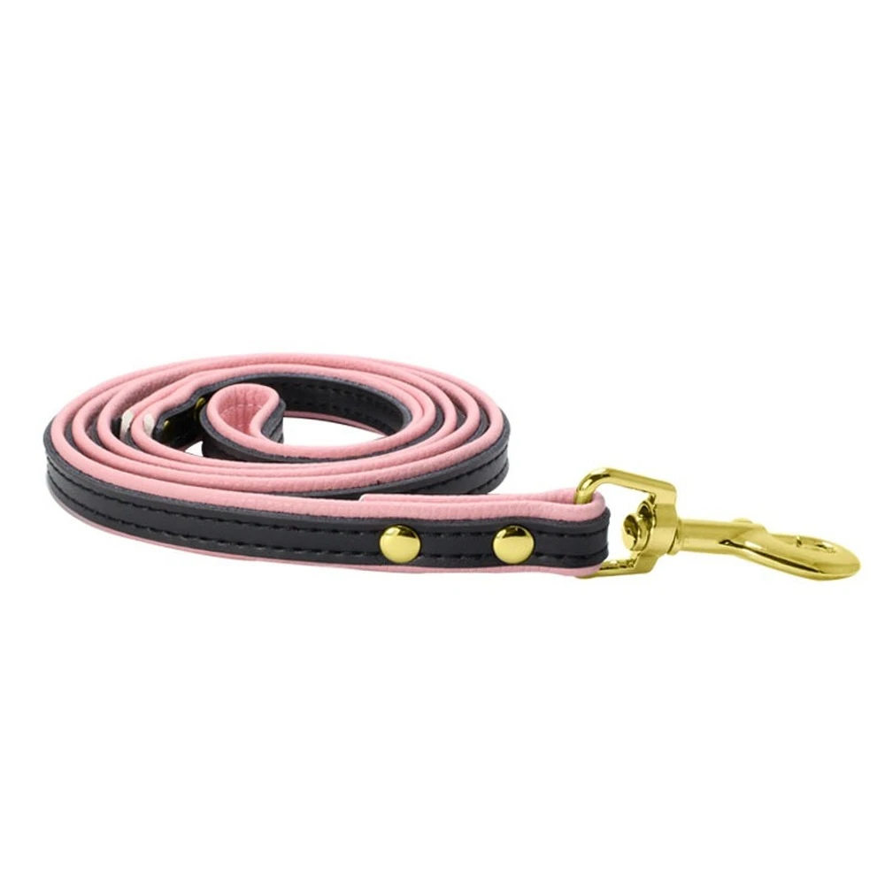 

Double-Layer Leather Small Cat Training Leash lead Serpentine Kitten Lead Safe Walking Cat Durable Traction Rope