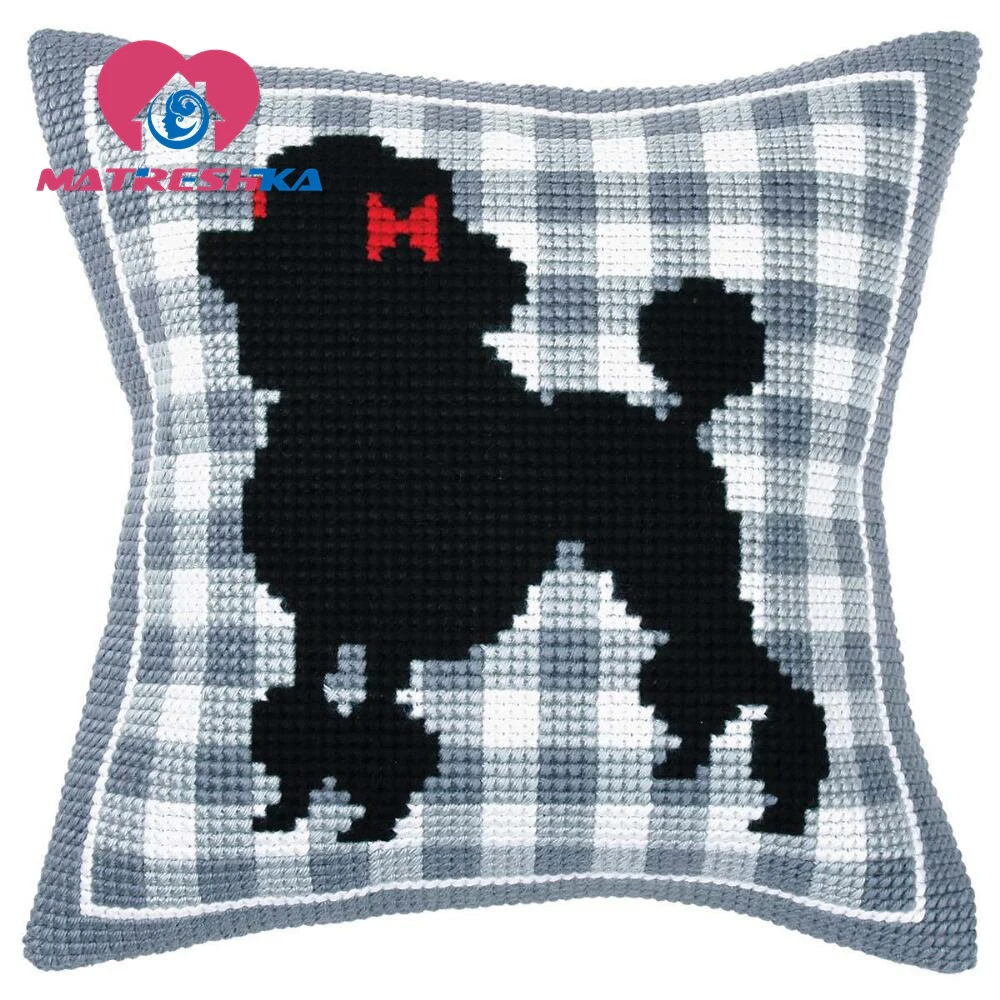 Foamiran подушка для рукоделия вышивка крестиком щенок набор крючков Рукоделие