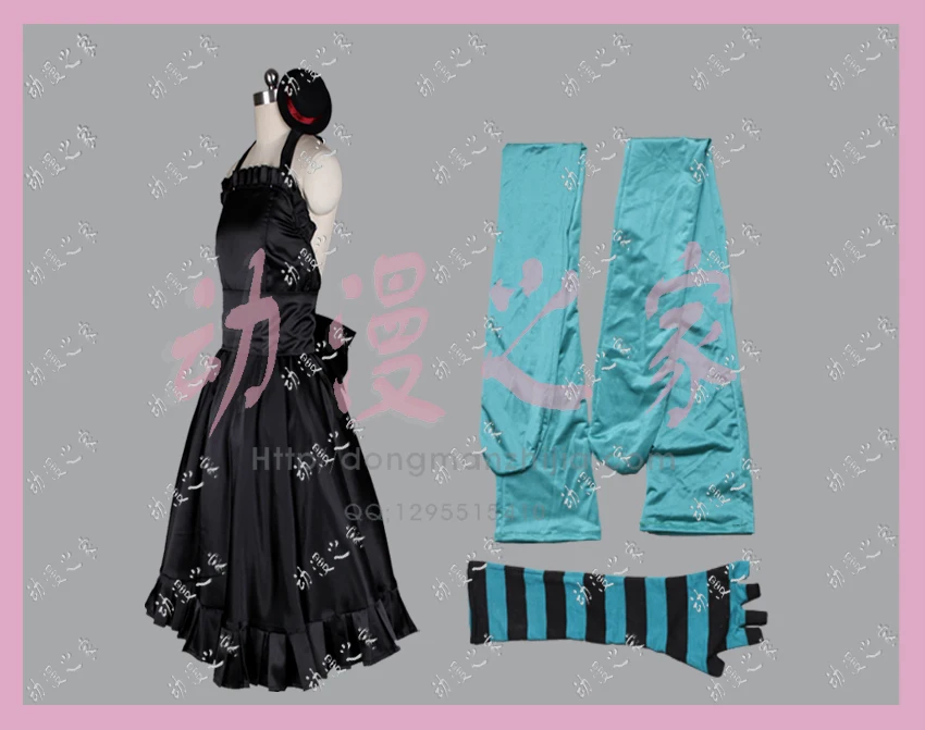 K-ON! Черное платье Akiyama Mio для женщин женское повседневное летнее костюм косплея