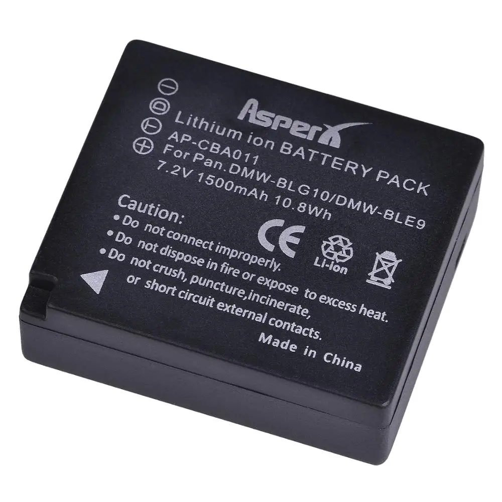 2 шт. Аккумулятор для камеры BLG10E BLG10PP BLE9 BLE9E BLE9PP + зарядное устройство USB с