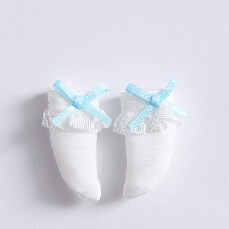4 1 пара кукольные носки для OB11 1/12 BJD obitsu 11 кукольные короткие носки для кукольных аксессуаров - Цвет: 4