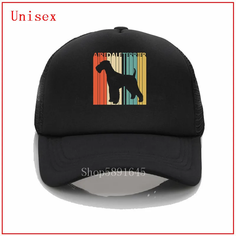 Ретро 1970-х Airedale Terrier подарок владельцу собаки бейсбольная шляпа gorras mujer black lives matter