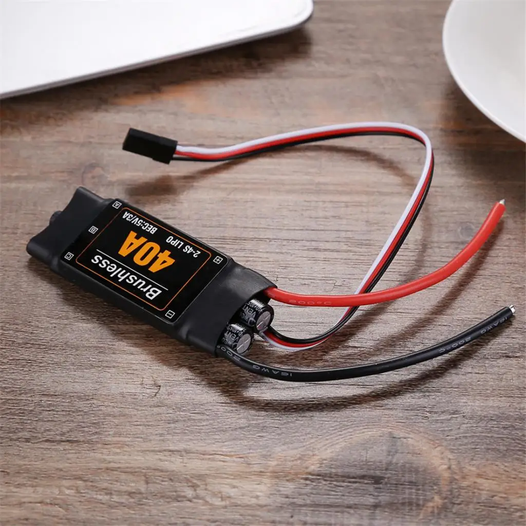 40A бесщеточный ESC BEC 5В/3A без запчастей для модели самолета дрона | Игрушки и хобби