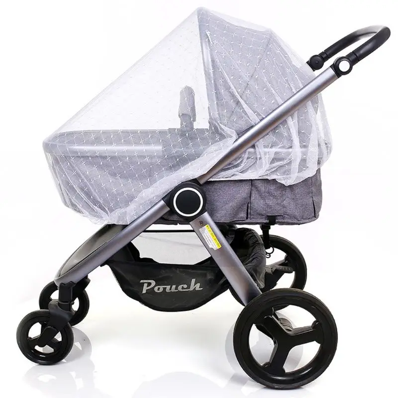 

W3JF Infants Baby Stroller Net Safe Mesh Buggy Crib Netting Cart Net Pushchair Full Cover Netting