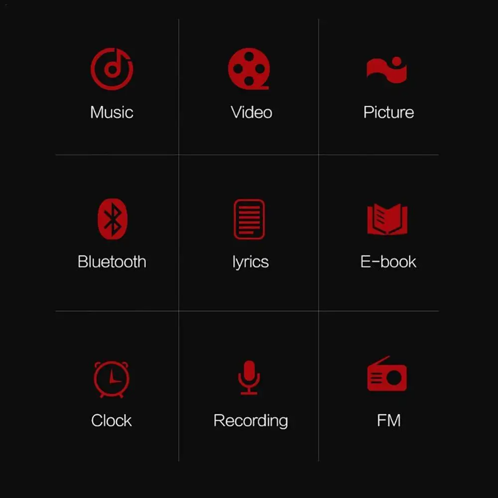MP3-плеер Bluetooth 5,0 с 2,5 дюймовым сенсорным экраном 16 Гб HiFi встроенный динамик музыкальный плеер с поддержкой fm-радио sd-карта 128 ГБ
