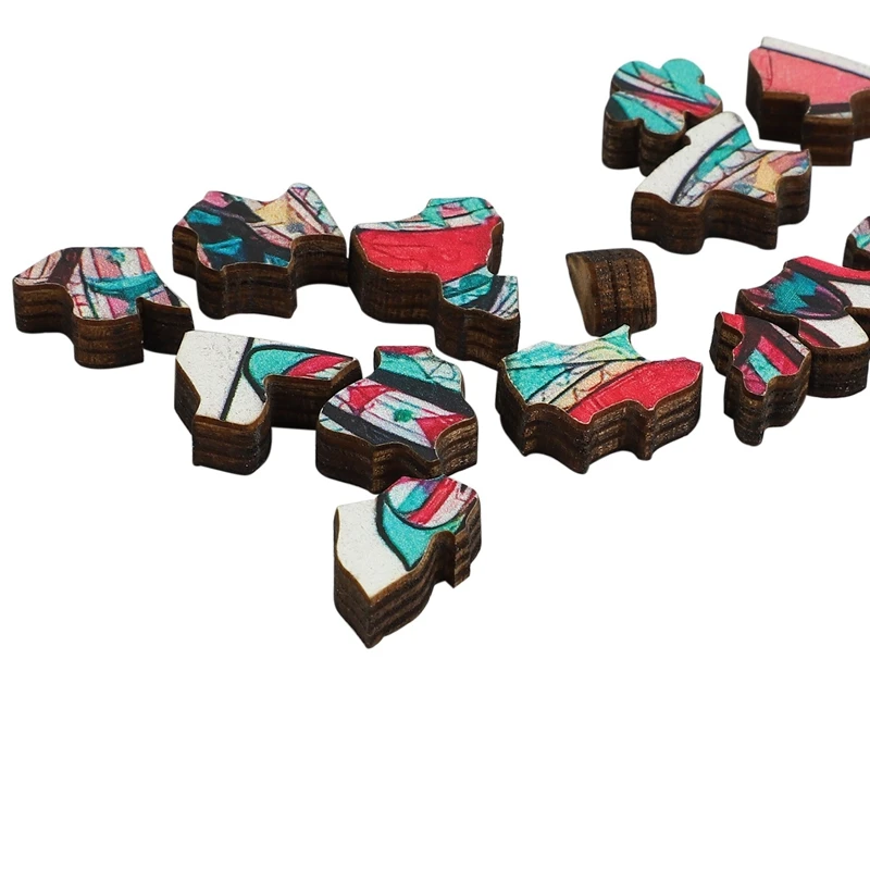 

FBIL-Wooden Animal Puzzle for Adults DIY Puzzle Animal Shaped Puzzles Christmas Gifts for Kids Jigsaw Puzzle