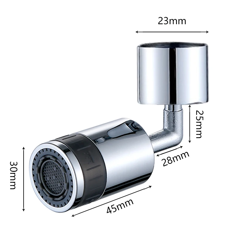 

720 Degrees Universal Splash Filter Faucet Spray Head Anti Splash Filter Faucet Movable Kitchen Tap Water Saving Nozzle Sprayer
