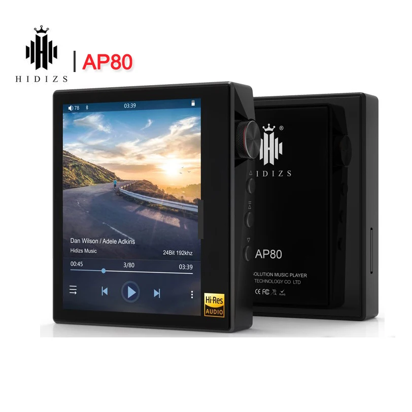 Ультрапортативный плеер Hidizs AP80 музыкальный mp3 с высоким разрешением ES9218P Bluetooth