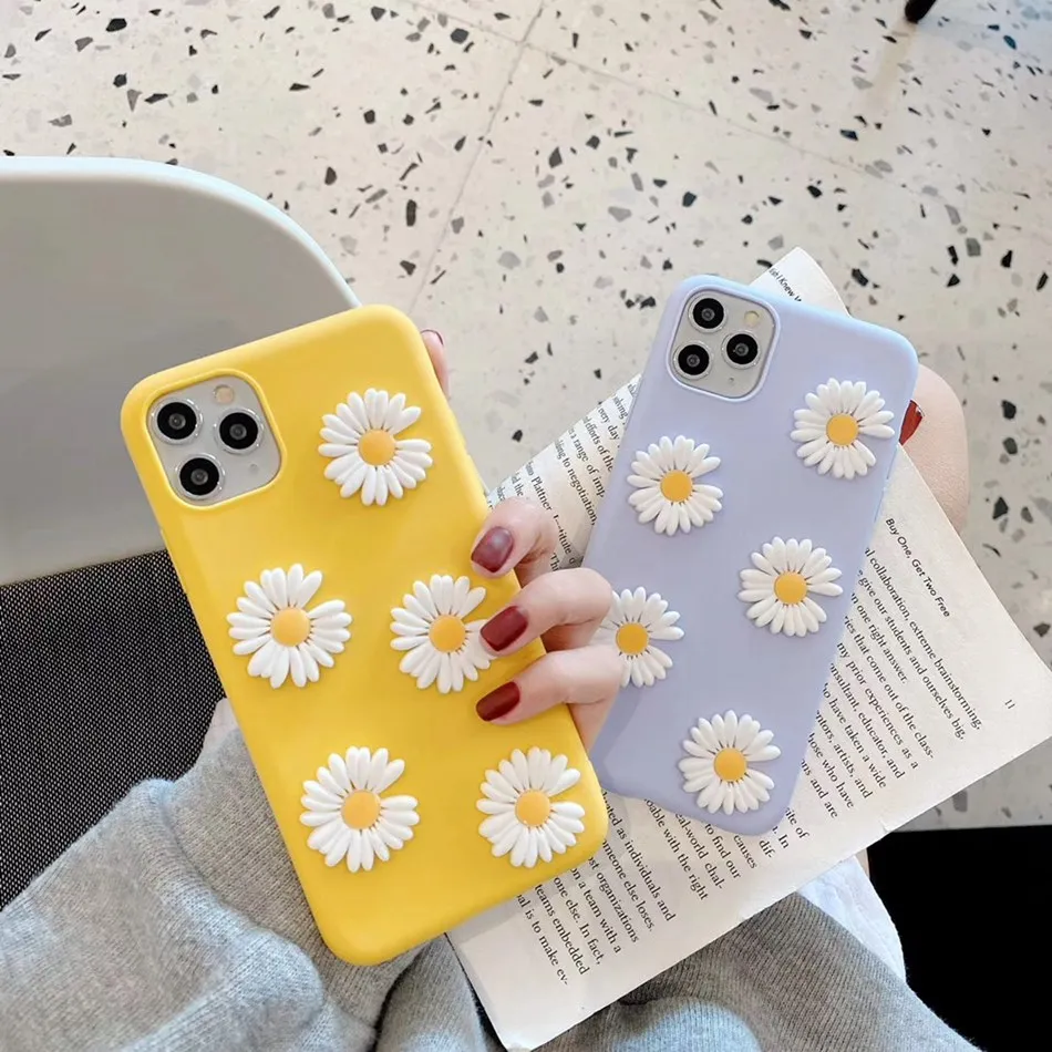 Чехол для Huawei Y9S Y6S Y7 Pro Prime Y9 2019 Модный 3D чехол с новым цветком ромашки Mate 20 30 10 Lite