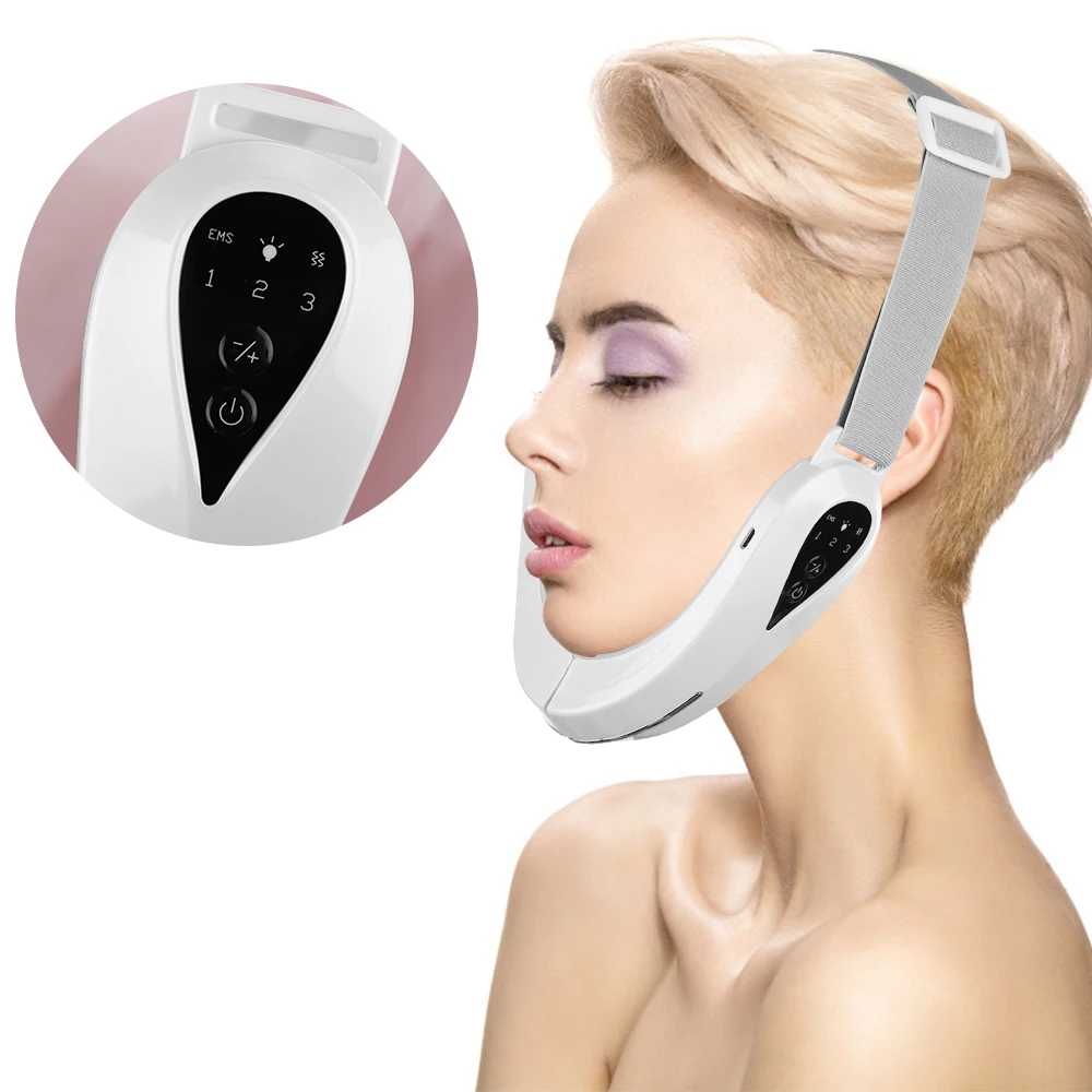 

V Face Shaping Facial Massager Face Lift Devices RF Microcurrent Light Therapy Slimming Reduce Double Chin Beauty Apparatus