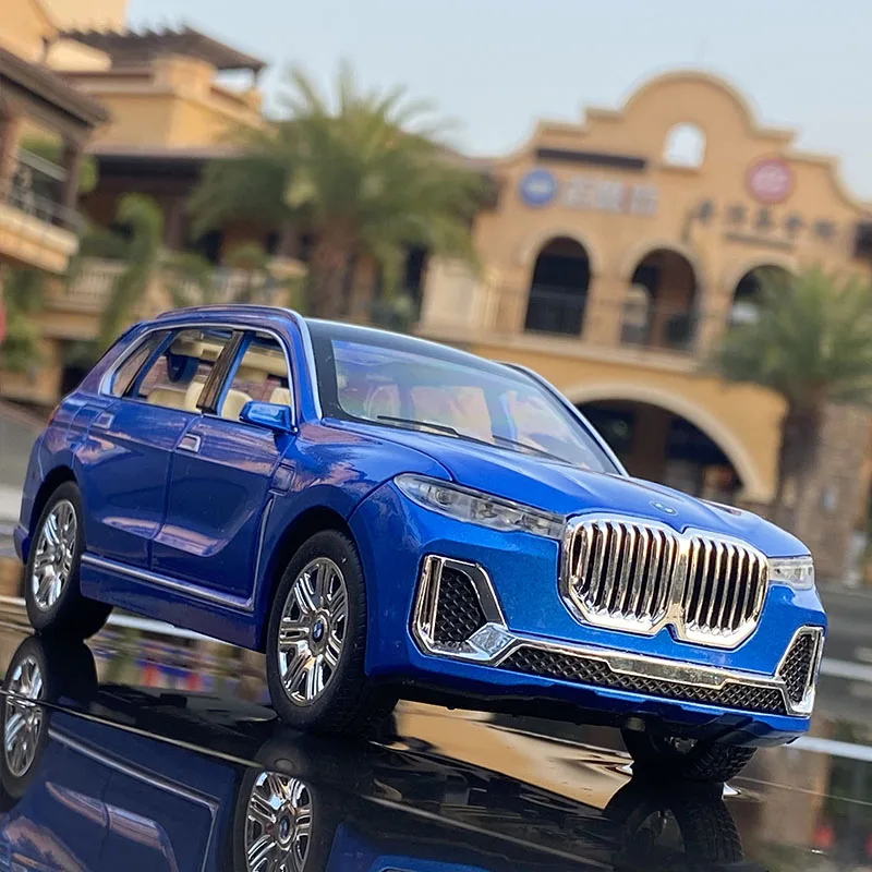 Модель автомобиля 1:24 X7 SUV из сплава литая и игрушечная техника металлическая