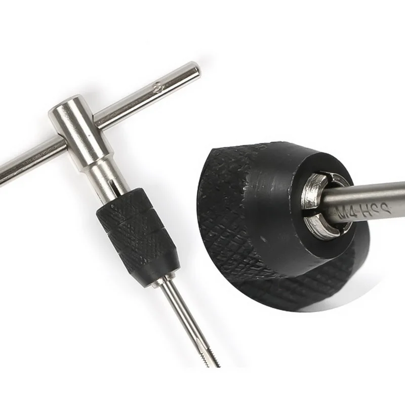 

1 Piece T-Handle Tap Wrench Thread M3-M6 Tool Screw Holder Reamer Tap Wrench T Handle Tap Wrench Tap Wrench Chuck
