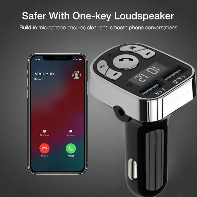 

Bluetooth FM transmitter car charger WFM9-1001,automotive goods