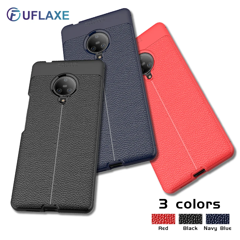 

UFlaxe Soft Silicone Shockproof Case for Vivo NEX 3 3S S1 Z1 Pro Litchi Texture Ultra-thin Cover