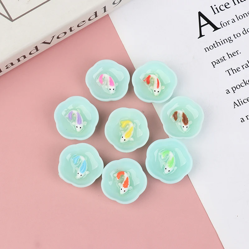 

5pcs/set Dollhouse Miniature Decoration Accessories1:12 Dolls House Mini Fish Tank Toy For Dollhouse