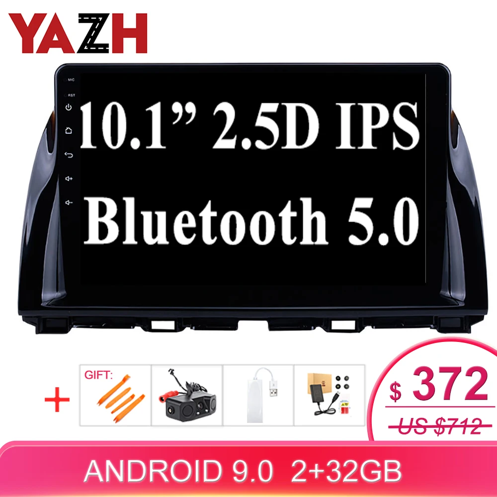 Автомагнитола YAZH для Mazda Android 9 0 8 ядер 10 &quotIPS головное устройство плеер 2. 2012 2013 2014