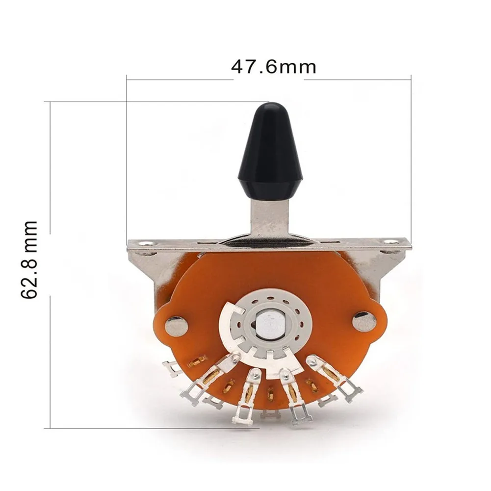 

Selector Knob Musical Enjoyable Instrument Guitar 5-way Toggle Supplies for ST Electric Guitar Wiring Harness Kit Replacement