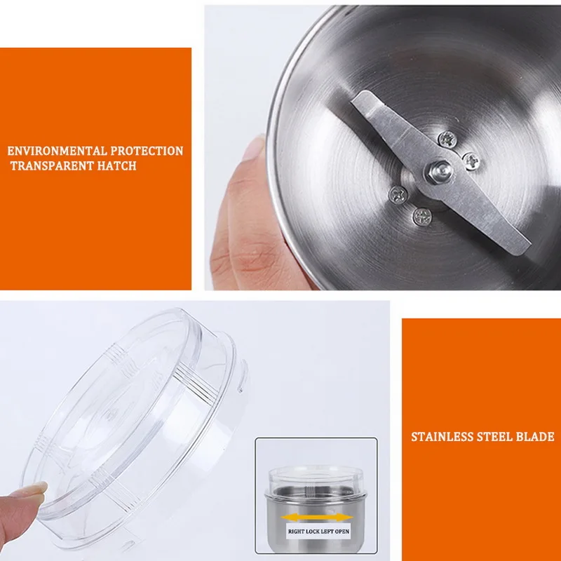 Электрическая кофемолка многофункциональный измельчитель для кухни зерен