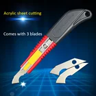 Крюк нож акриловый режущий инструмент нож резак плексигласа ABS Органическая доска инструмент сменный нож для ножей