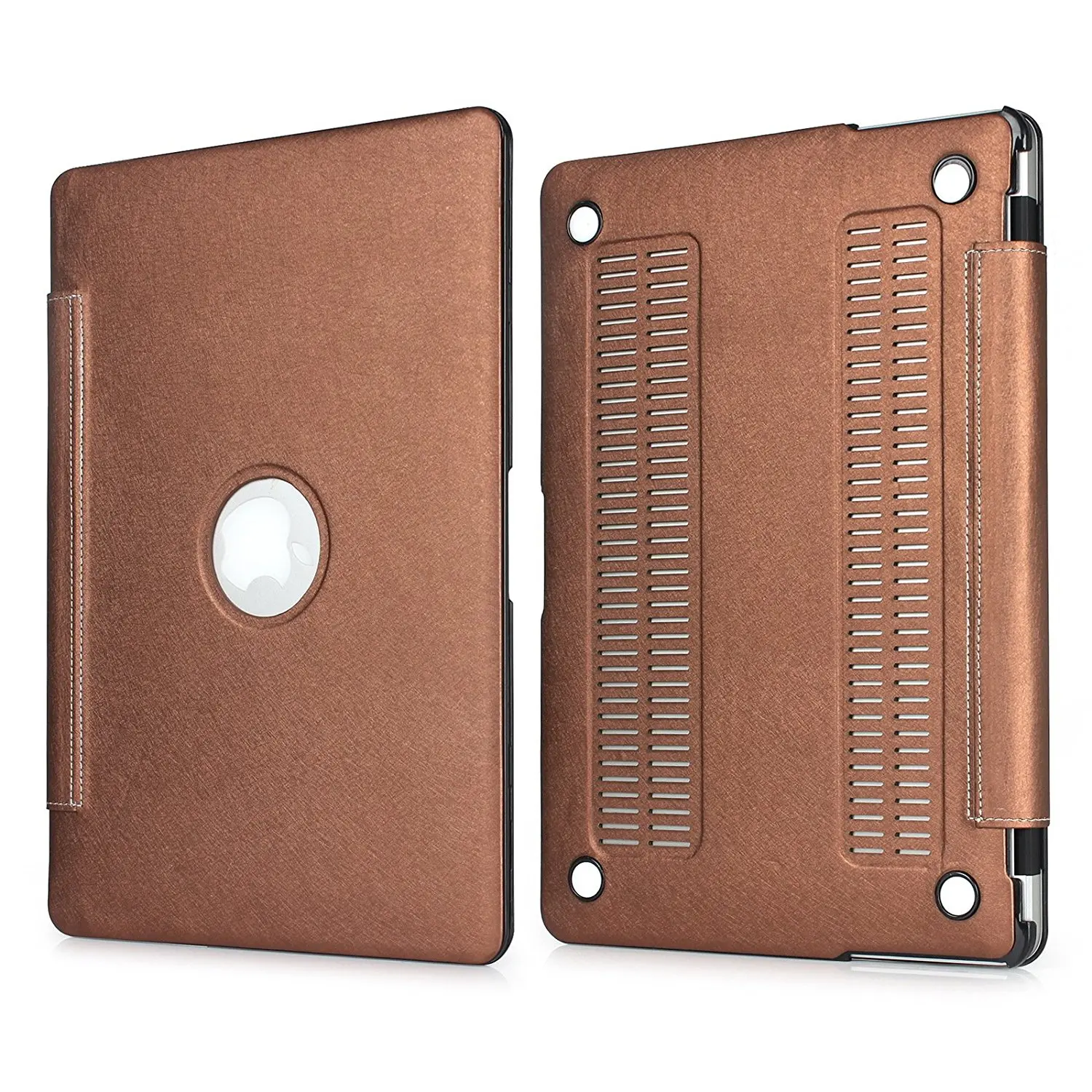 Жесткий чехол из искусственной кожи с покрытием для Macbook Pro 13 15 Mac book Air 11 12 ноутбука