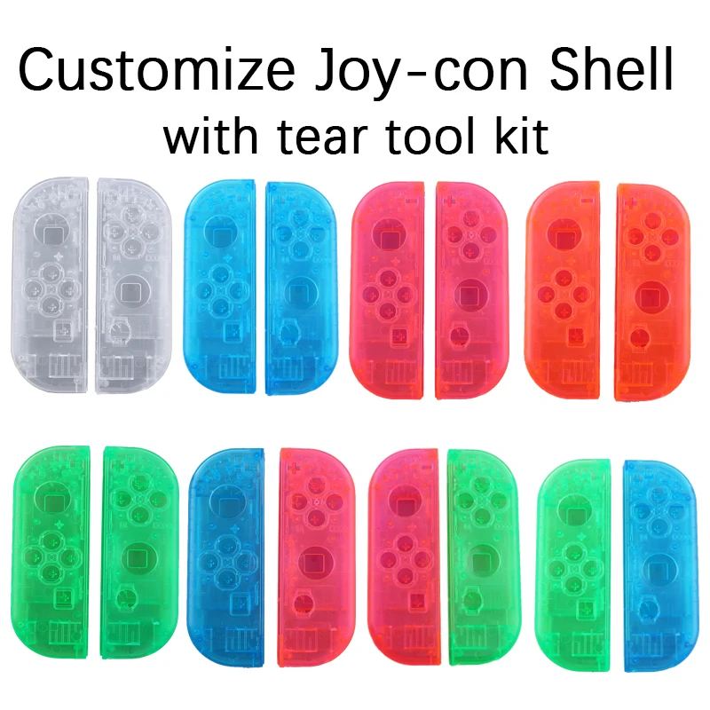 Чехол для корпуса прозрачный красный синий чехол замены s DIY заказной NS navan