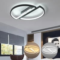 modern led ceiling light half round circle ceiling lamp for living room dining bedroom kitchen decoration light led ceiling lamp