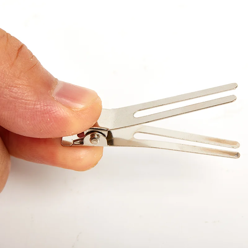

10pcs Prong Metal Alligator Clips With Bulk Craft DIY Hair Clip Durable Hair Accessories, Hair Clip, Hairdressing Tools