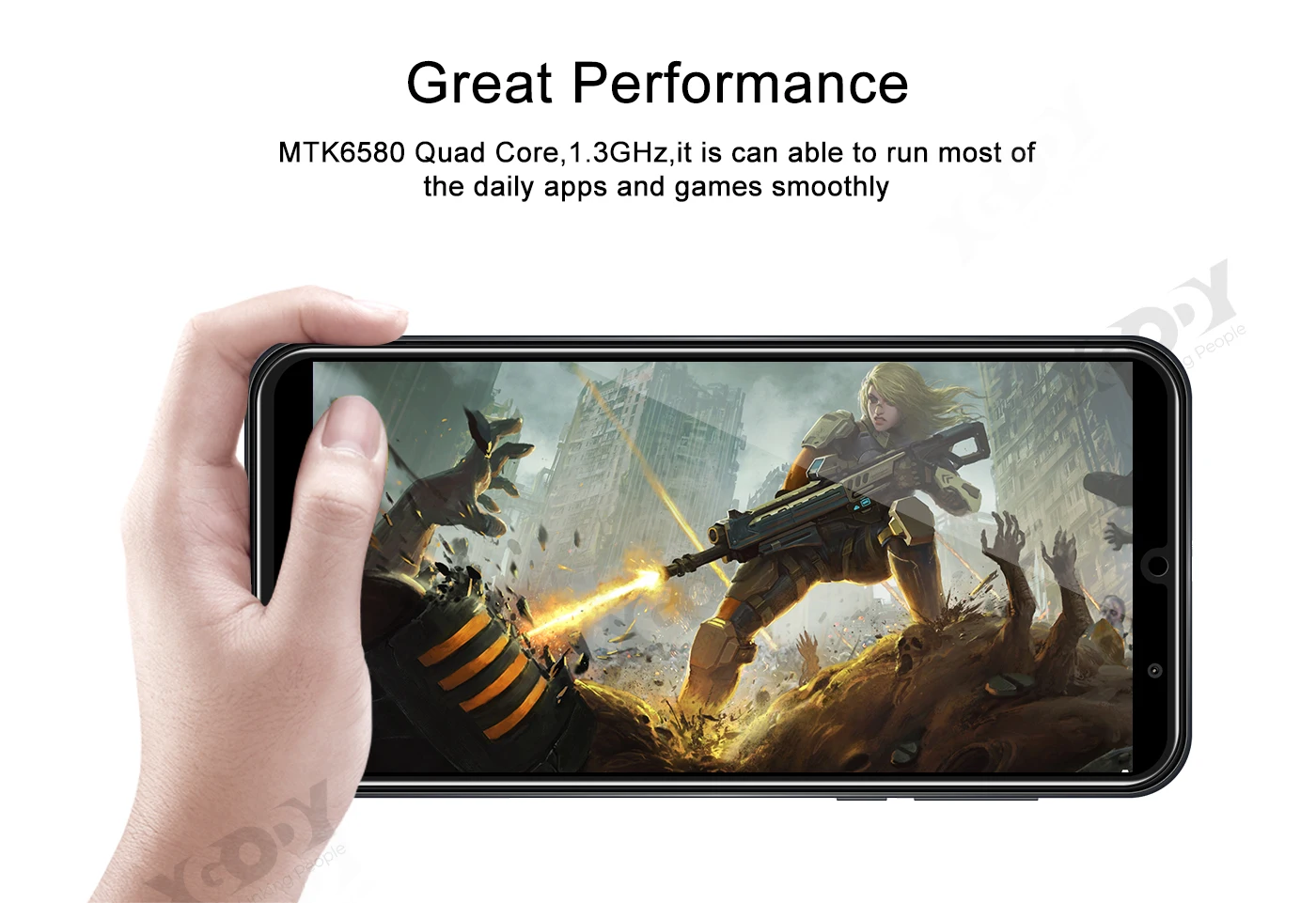 Celulares de Espanha Xgody Polegada Smartphone Android 9.0 18:9 Tela Cheia 1gb 8gb Quad Core 5mp Câmera 2500mah Gps Wifi 3g Telefones 5.5 7 Telefonia e Comunicação