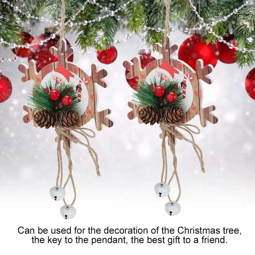 Рождественское украшение для дверей рождественские деревянные украшения