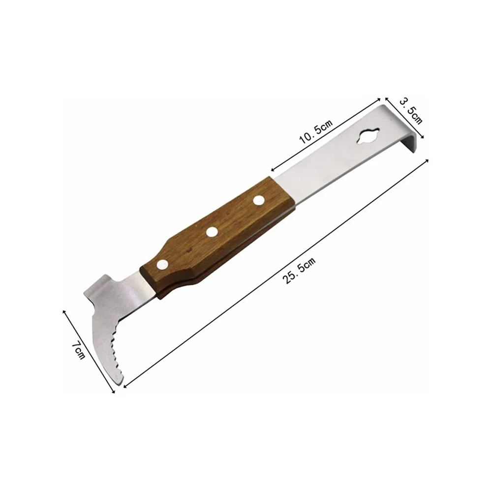 Beekeeping Multifunction Hive Scraper Tool With Wooden Handle Bee Take Honey Cut knife Necessary Equipment | Дом и сад