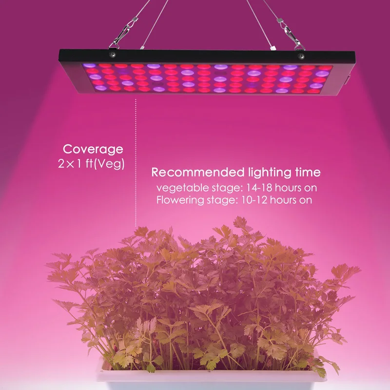 Grow Light Plant LED light Anti-fog 25W Lamp for Indoor Plants with Red Blue UV &amp IR Spectrum Growing &ampFlower | Лампы и