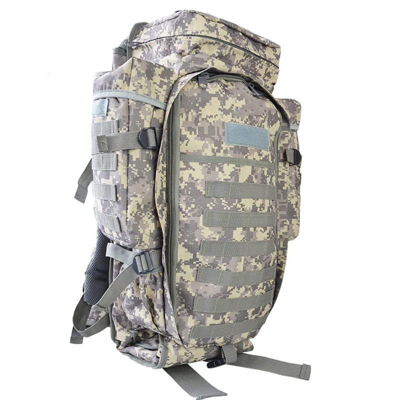 ACU 60L Открытый тактический военный рюкзак армейская сумка рюкзак для охоты стрельбы для походов, альпинизма, туризма путешествий - Цвет: ACU