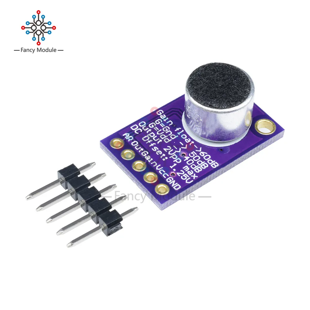 MAX9814 микрофон модуль усилителя Динамик Аудио Звуковая карта авто усиления