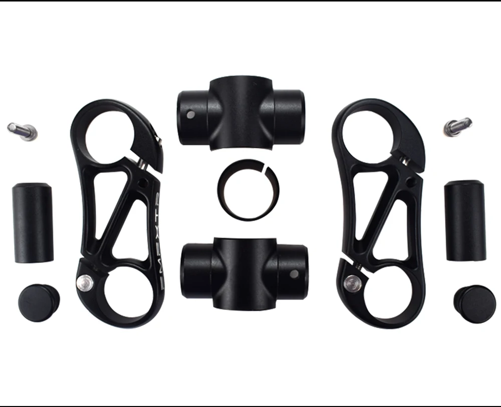 FMFXTR Latest Bicycle Stem Double Adjustable Angle MTB Road mountain Bike Stem Aluminum alloy 6061 for 31.8mm/28.6mm Handlebar