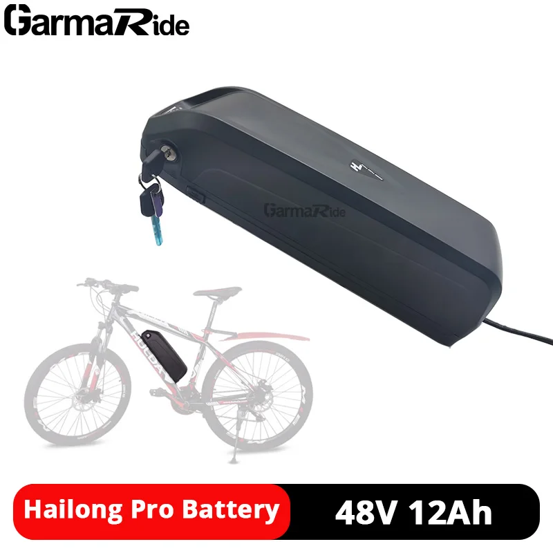 

Литиевая батарея Hailong для электрического велосипеда, 48 В, 12 а/ч, батарея тока 20A BMS 350 Вт, 500 Вт, 750 Вт, 1000 Вт, 18650 Cell BBS02, BBS03, BBSHD