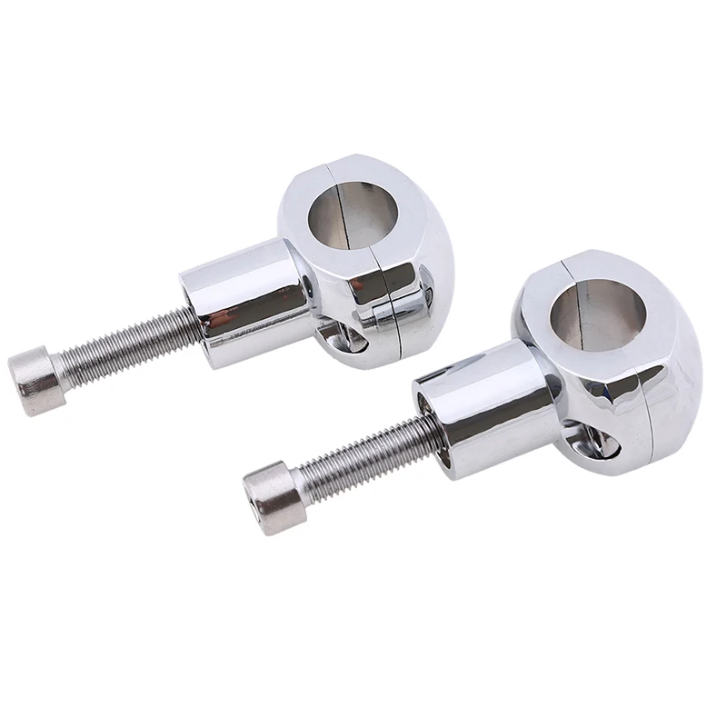 Posbay черный хром 7/8 &quot22 мм Универсальный мотоциклетный руль стояк для рук зажим