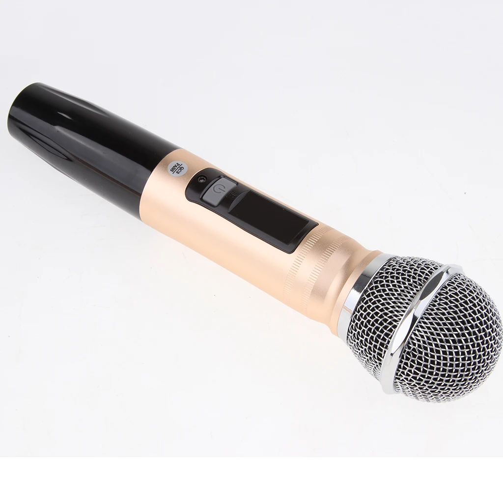 2 канала двойной ручной беспроводной микрофон система набор для домашней