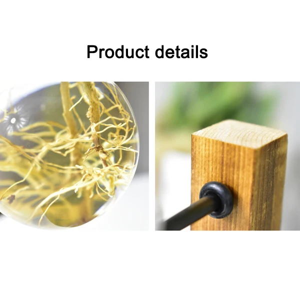 Экономичная настольная лампа стеклянная гидропонная ваза цветочный горшок с