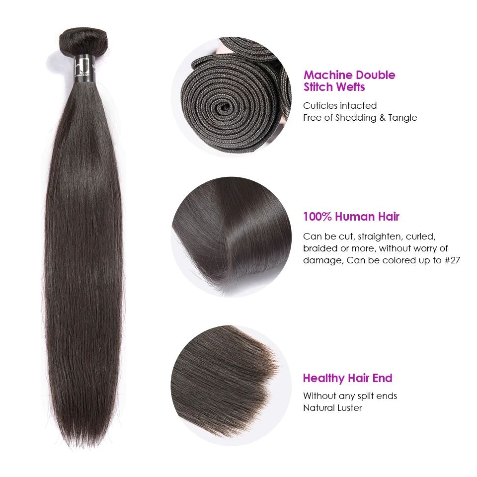 Пряди человеческих волос с застежкой бразильские пряди прямые 4x4 швейцарские