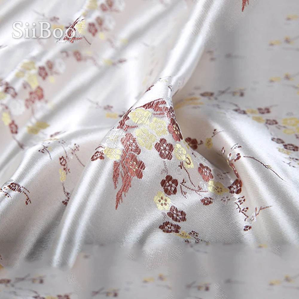 Китайская дешевая фабричная элегантная жаккардовая ткань с цветочным рисунком