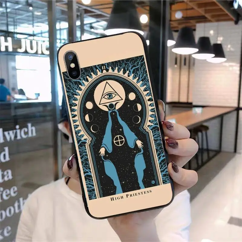 

Witches moon Tarot Mystery totem Phone Case for iPhone 11 12 pro XS MAX 8 7 6 6S Plus X 5S SE 2020 mini