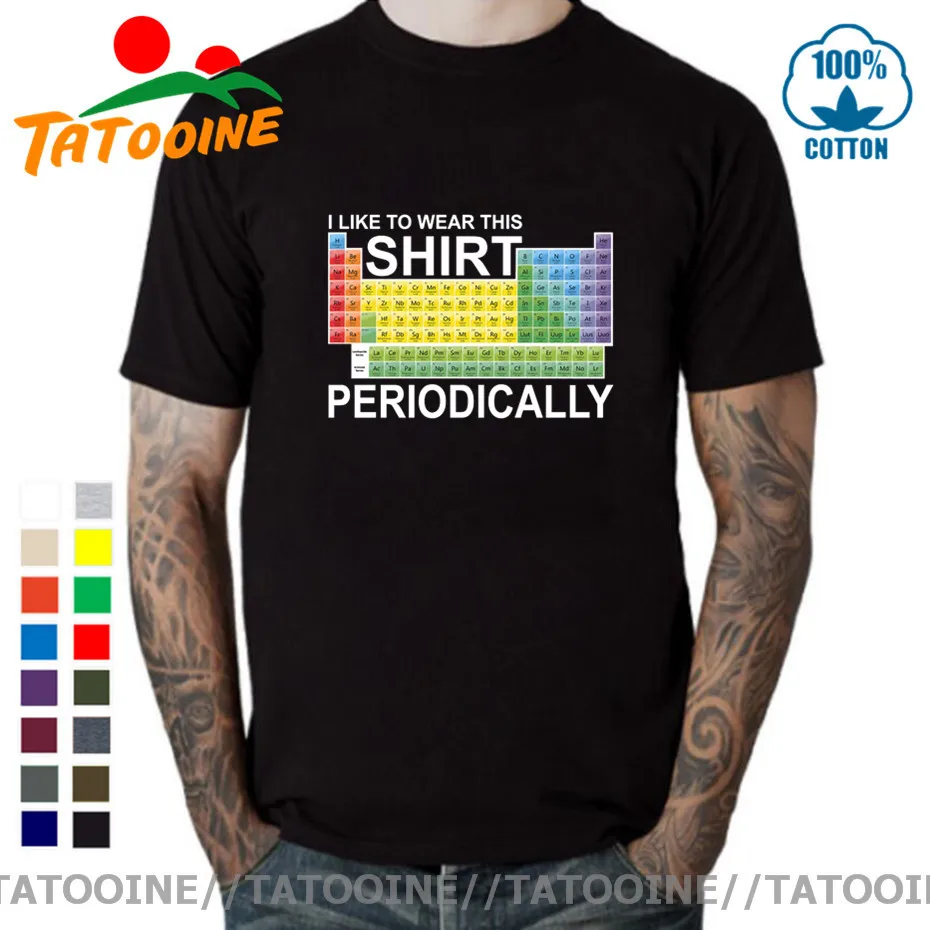 Tatooine I Wear This периодически Nerd T-Shirt футболка с элементами Мужская короткими