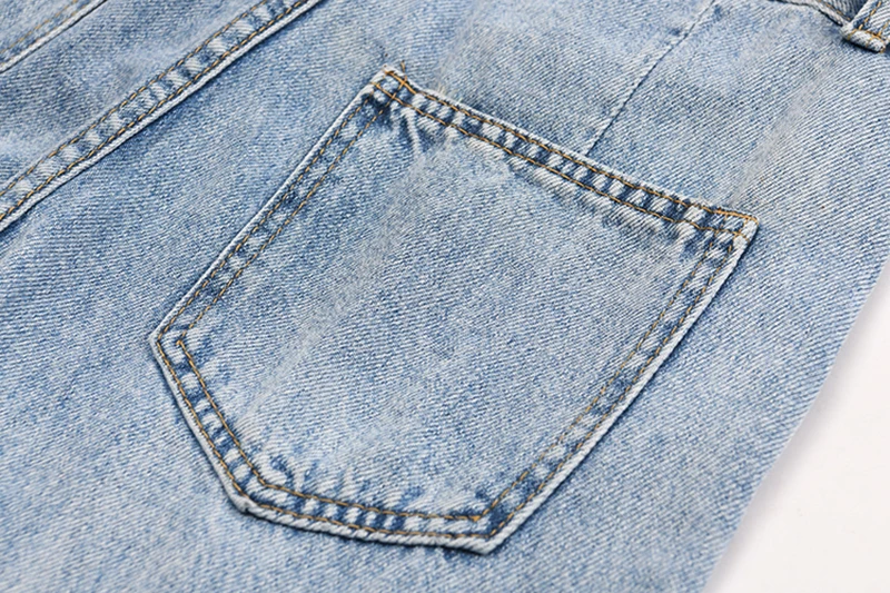 

[EAM] High Wide Leg Blue Denim Sashes Burr Casual Jeans New Loose Women Trousers Fashion Tide Spring Autumn 2021 1DD7124