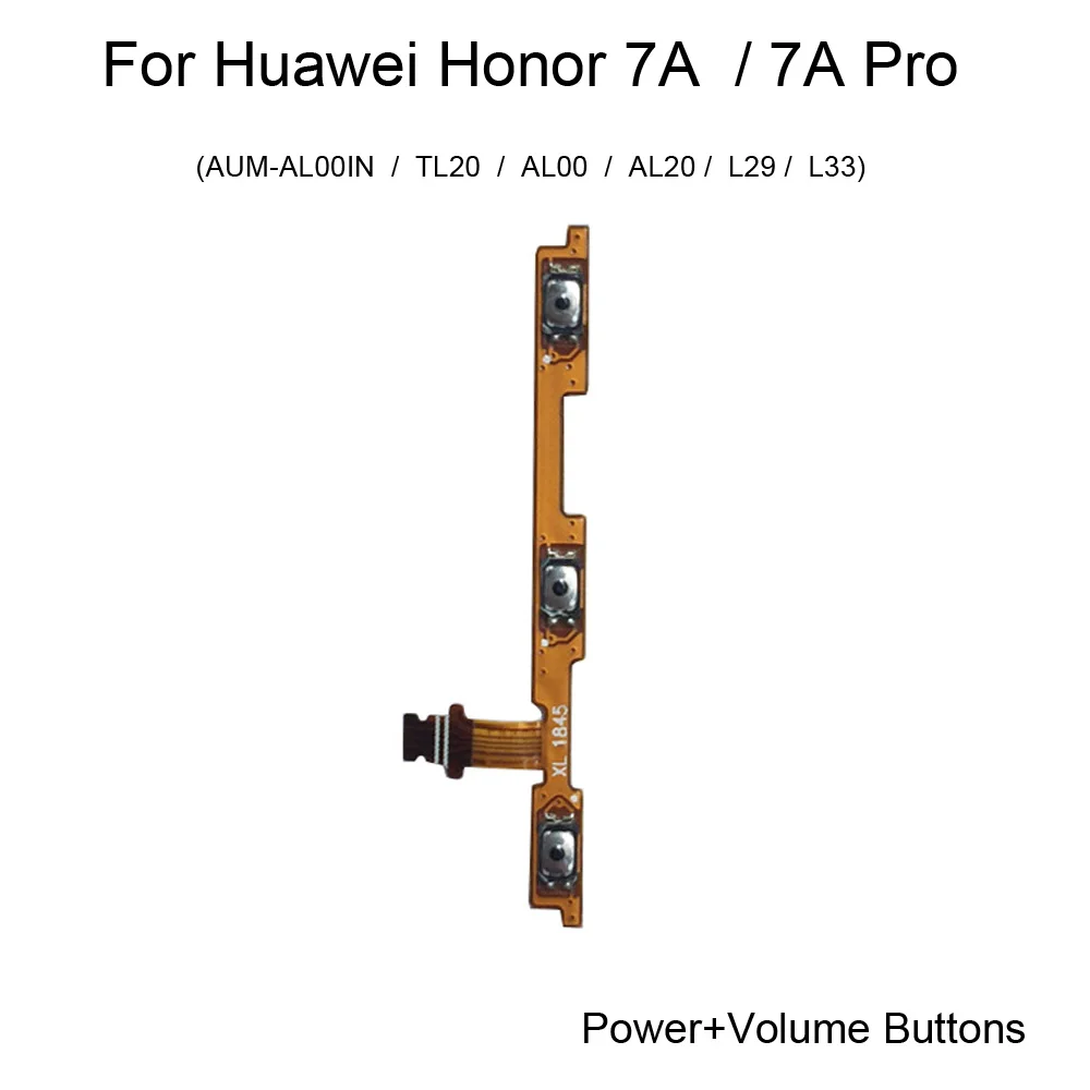 Кнопки питания и громкости для Huawei Honor 5A 5C 7C 7A Pro 7 Lite кнопка включения выключения +