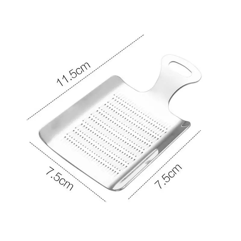 

1pcs Stainless Steel Grater Ginger Garlic Wasabi Grater Crusher Garlic Press Device Chopper Cutter Garlics Peeler Kitchen Tools