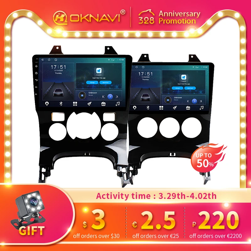 

6+128G Android 10 Car Multimedia 4G WIFI Radio for Peugeot 3008 5008 2009-2015 CarPlay DSP Camera Player Navigation GPS NO DVD