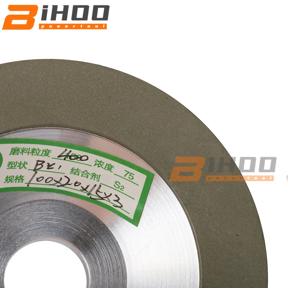 

75/100/125/150mm Diamond Grinding Wheel Resin Bond Circle Sharpener Grinder for Carbide Metal Tungsten Steel Milling Cutter 1Pc