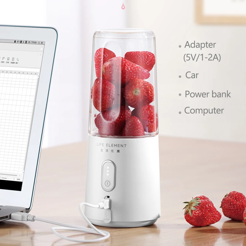 Портативная соковыжималка с USB зарядкой многофункциональная миксер