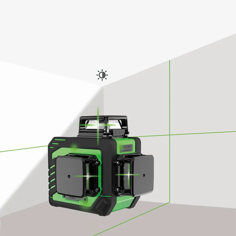 Поворотный лазерный уровень TEGU TG703 самонивелирующийся нивелир с 12